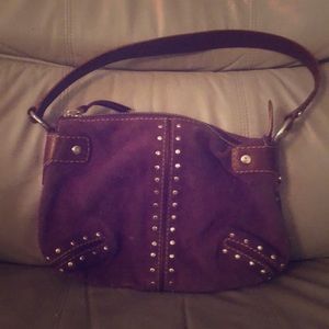 Michael Kors Purple Suede handbag
